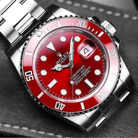 red dial rolex|rolex submariner red price.